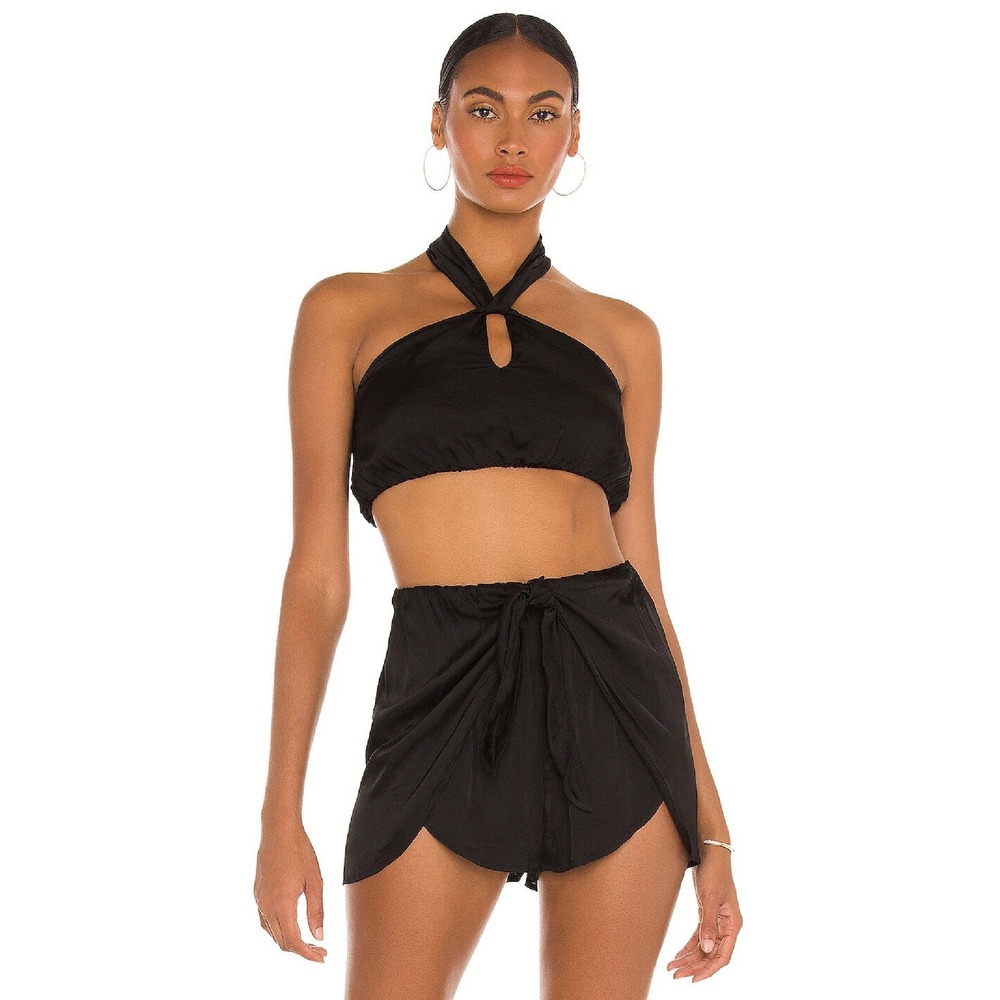 NWT Lovers and Friends ALARIC Black Top Sz XXS $108
